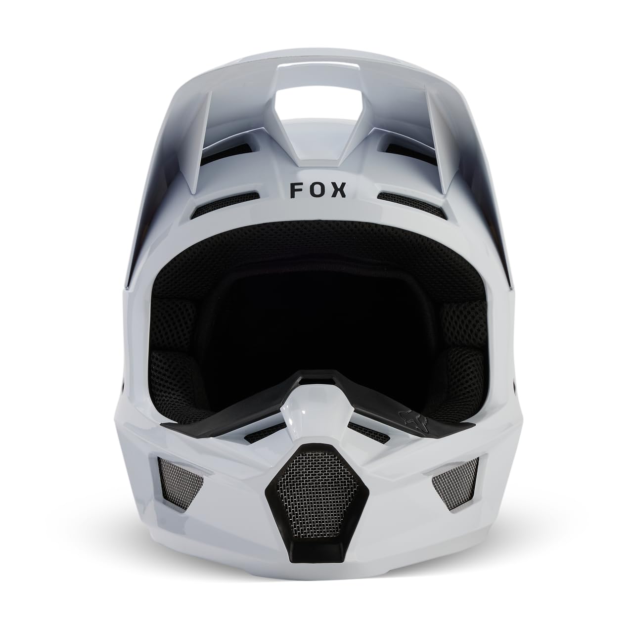 Fox Racing V Core side profile highlighting shell contours and stable visor for less drag