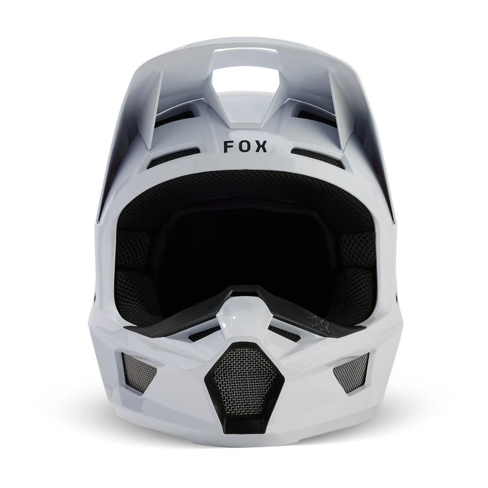 Fox Racing V Core side profile highlighting shell contours and stable visor for less drag