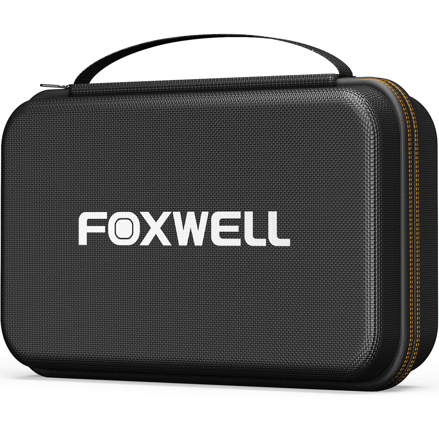 FOXWELL front view of protective carrying case showing secure closure and compact design
