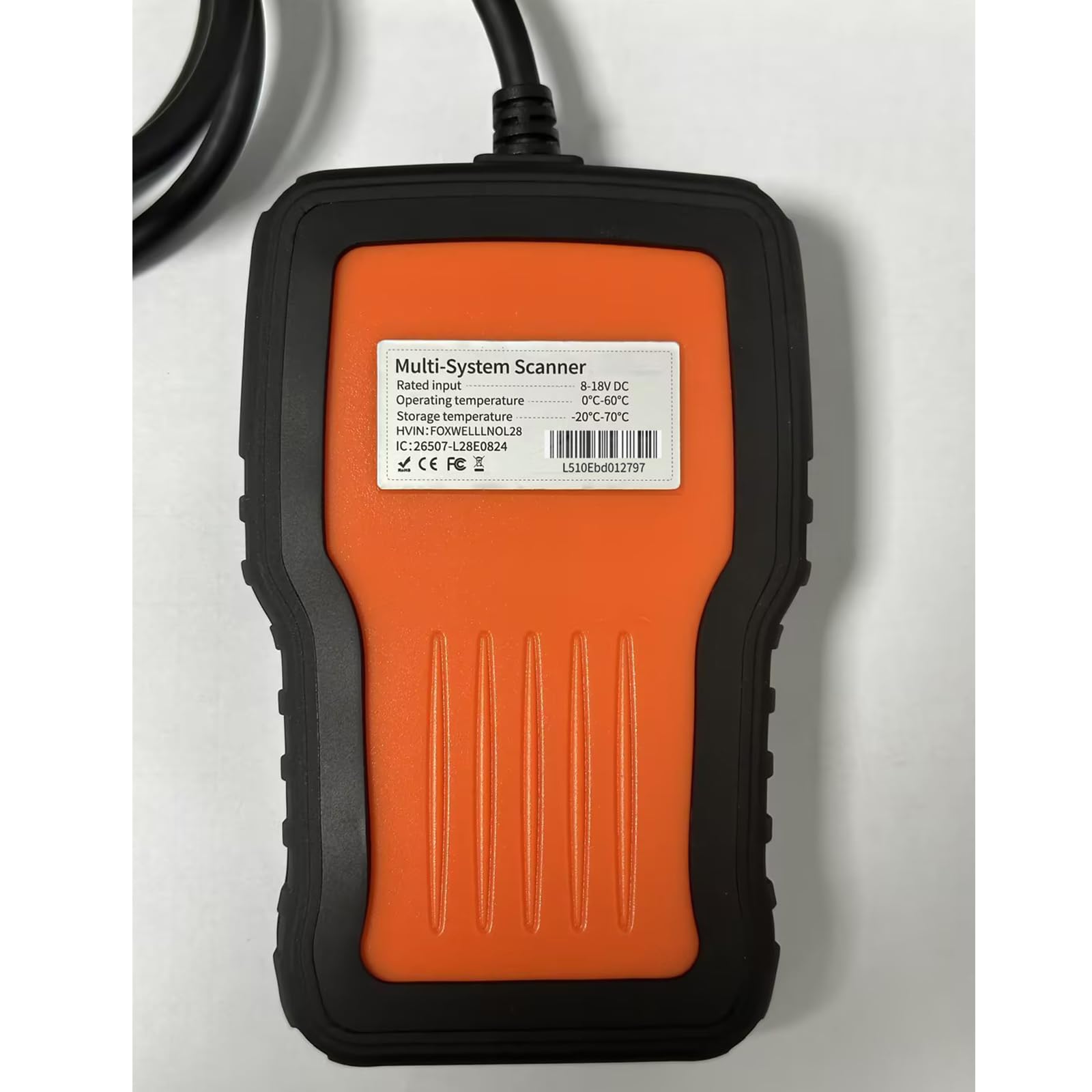 FOXWELL NT510 Elite boxed packaging with accessories, complete kit for immediate use