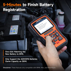 FOXWELL NT510 Elite screen close-up displaying live data, precise sensor monitoring benefit
