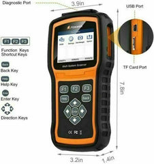 FOXWELL NT530 close-up of buttons for easy workshop operation and durability benefit