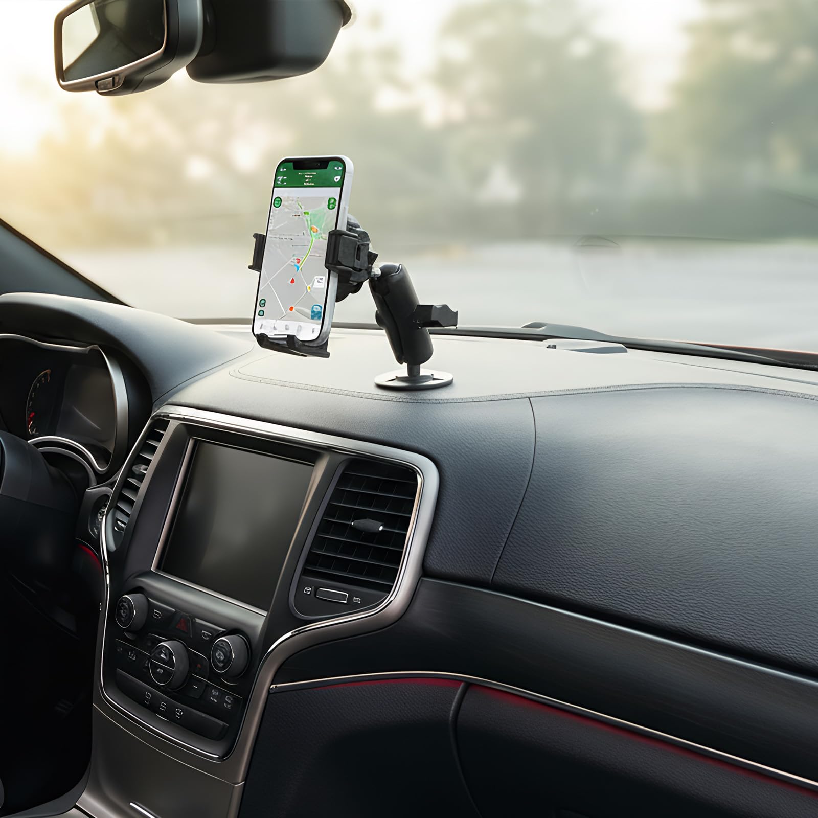 FPN installed on car dashboard enabling hands-free driving