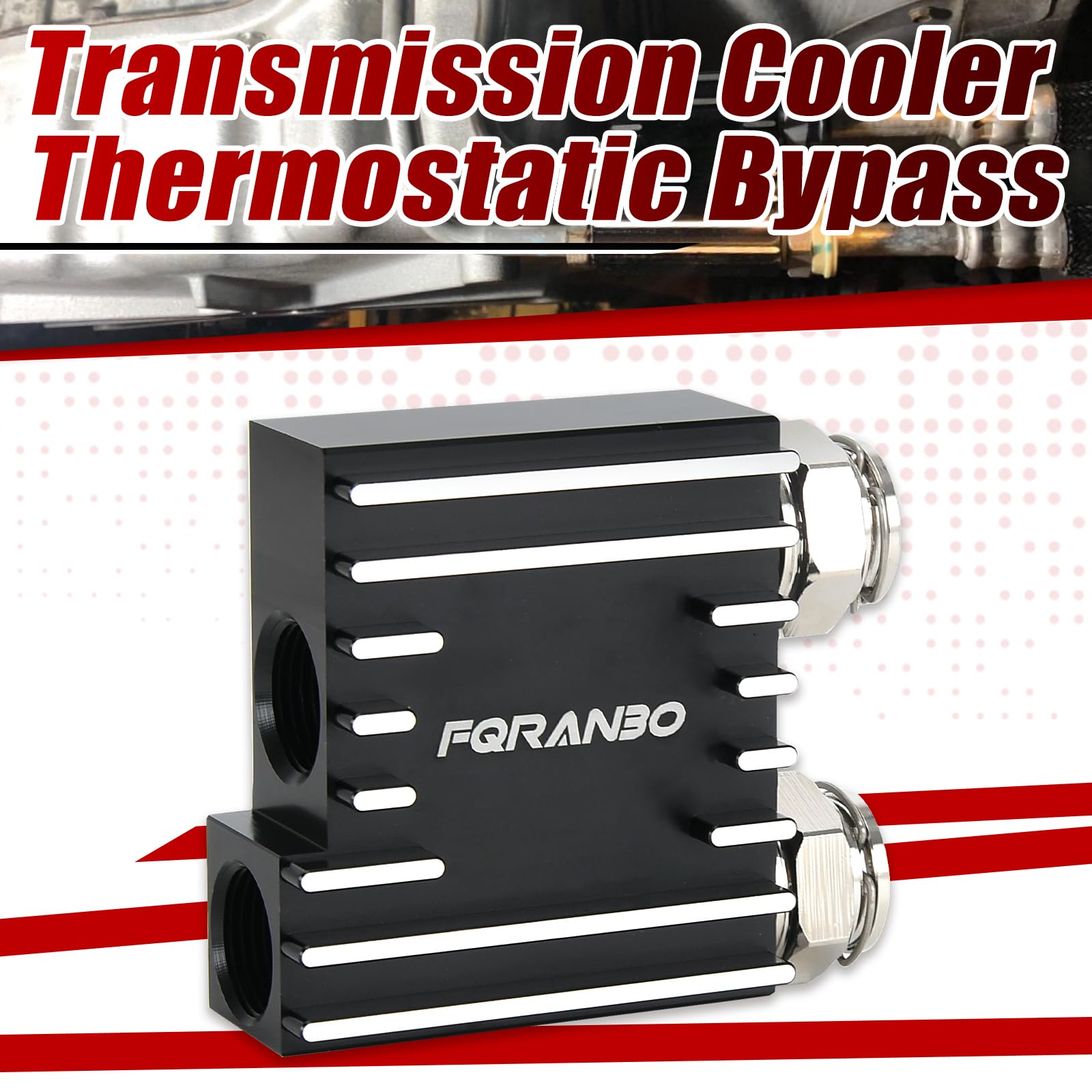 FQRANBO angled side profile showing port locations for quick connections