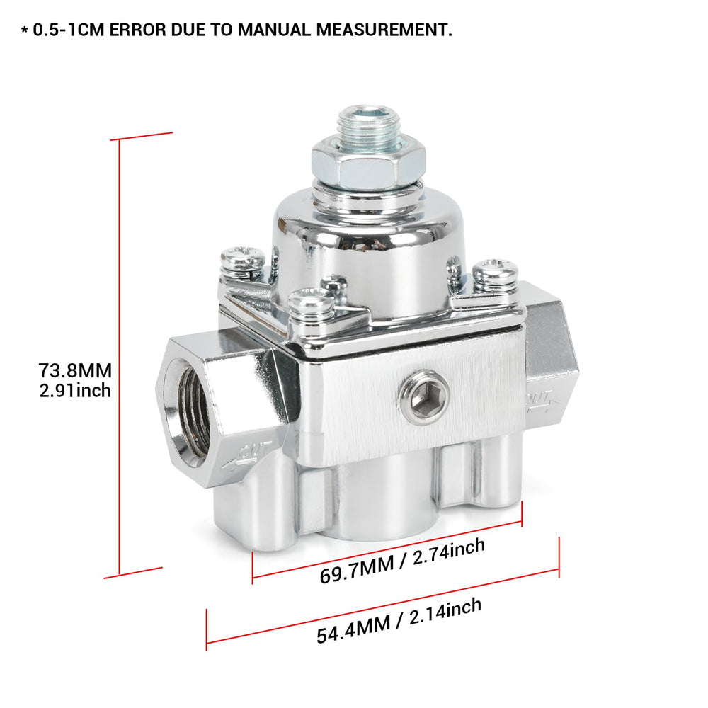 FQRANBO close-up of adjustment knob and scale for precise tuning benefit