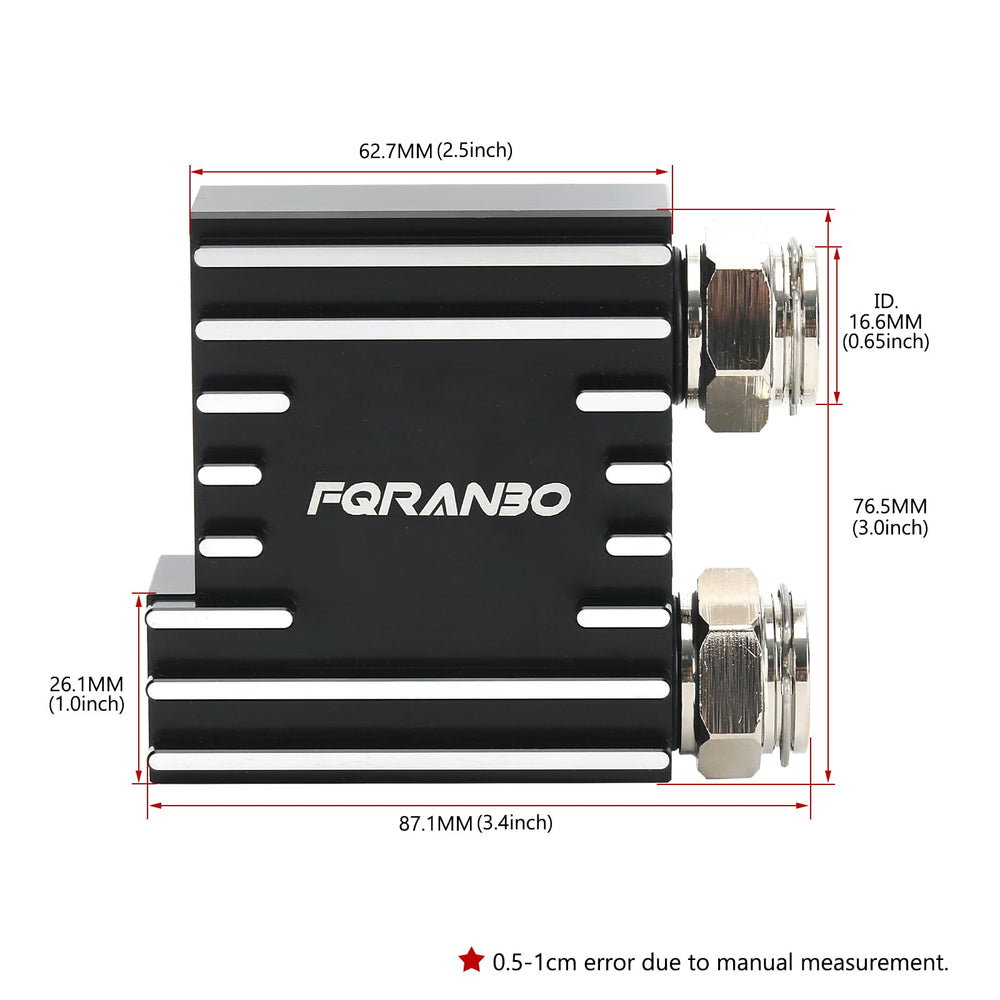 FQRANBO close-up billet aluminum finish highlighting corrosion resistance