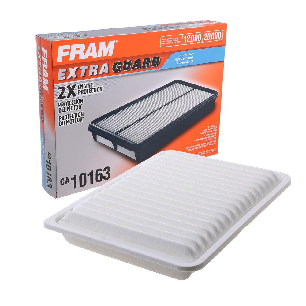 FRAM CA10163 front view showing clean filter and sealing edge for dependable protection