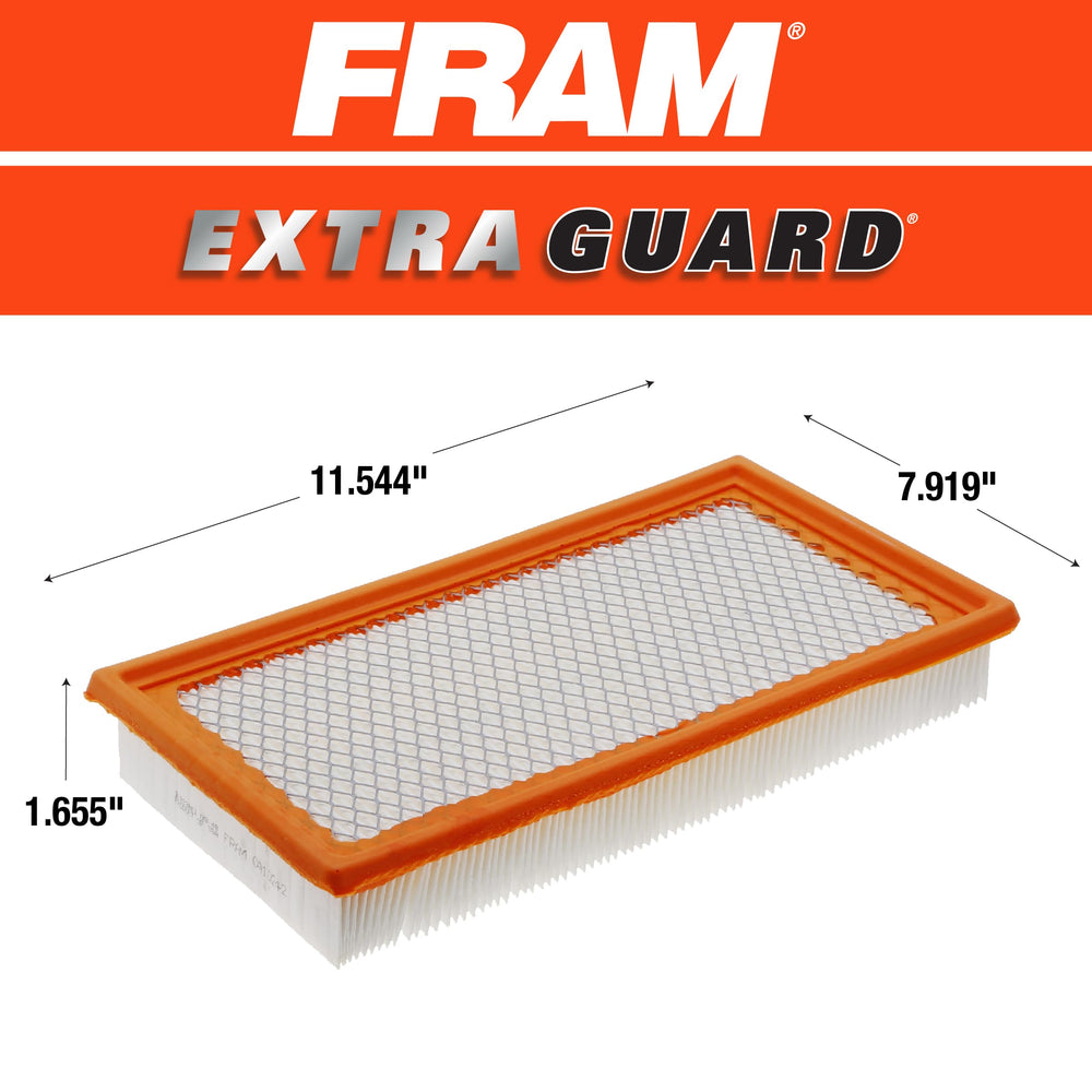 FRAM CA10242 edge seal close detail emphasizing secure sealing and protection