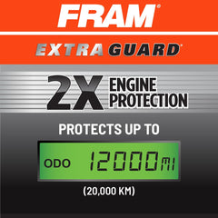 FRAM CA8039 installed in vehicle airbox demonstrating easy direct-fit replacement