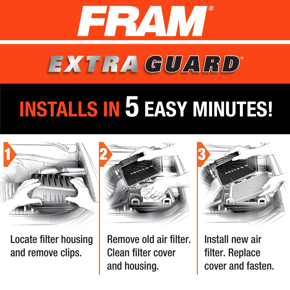 Fram CA8755A on pickup truck illustrating vehicle compatibility benefit