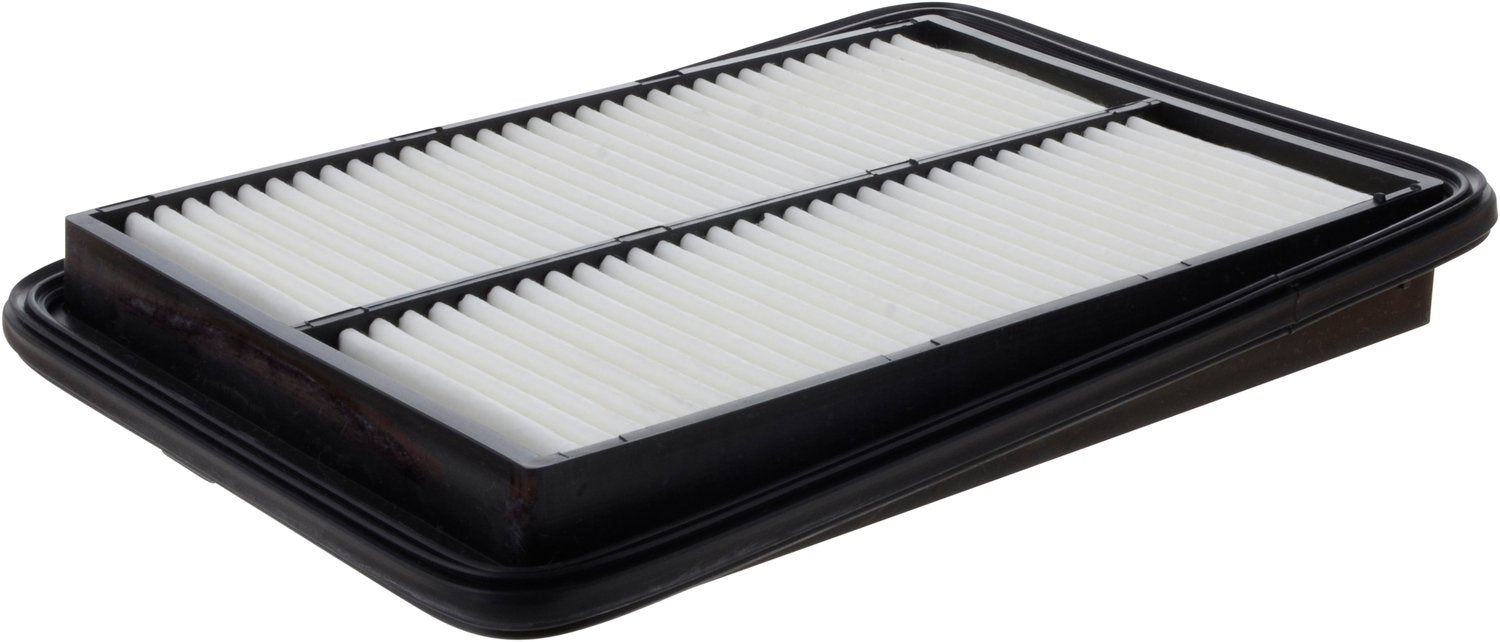 FRAM close-up of filter media highlighting superior dirt-trapping performance