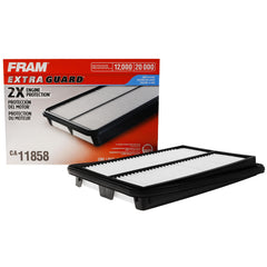 FRAM side profile of filter illustrating precise fit and easy installation