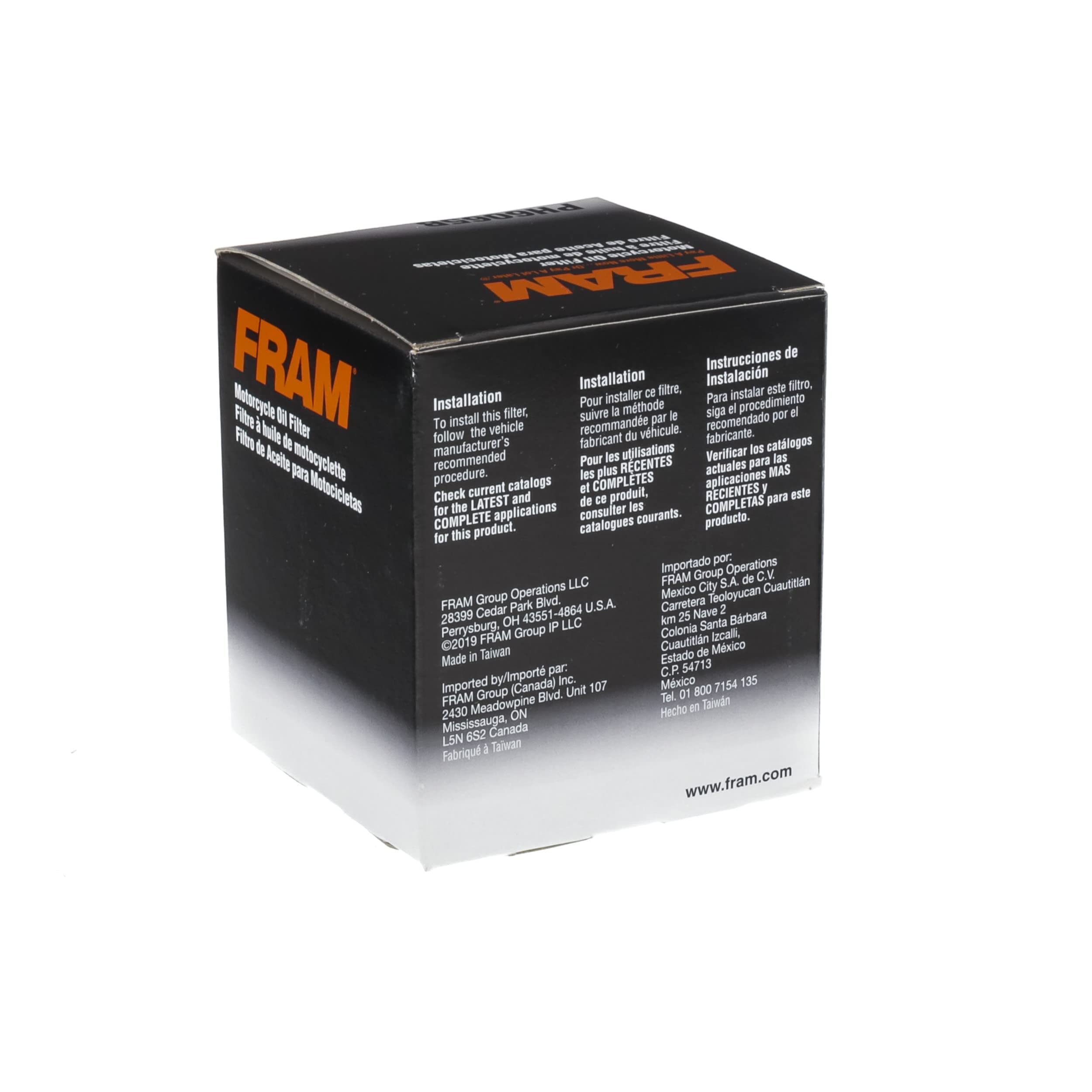 FRAM PH6065B beside wrench for scale showing compact size and effortless maintenance
