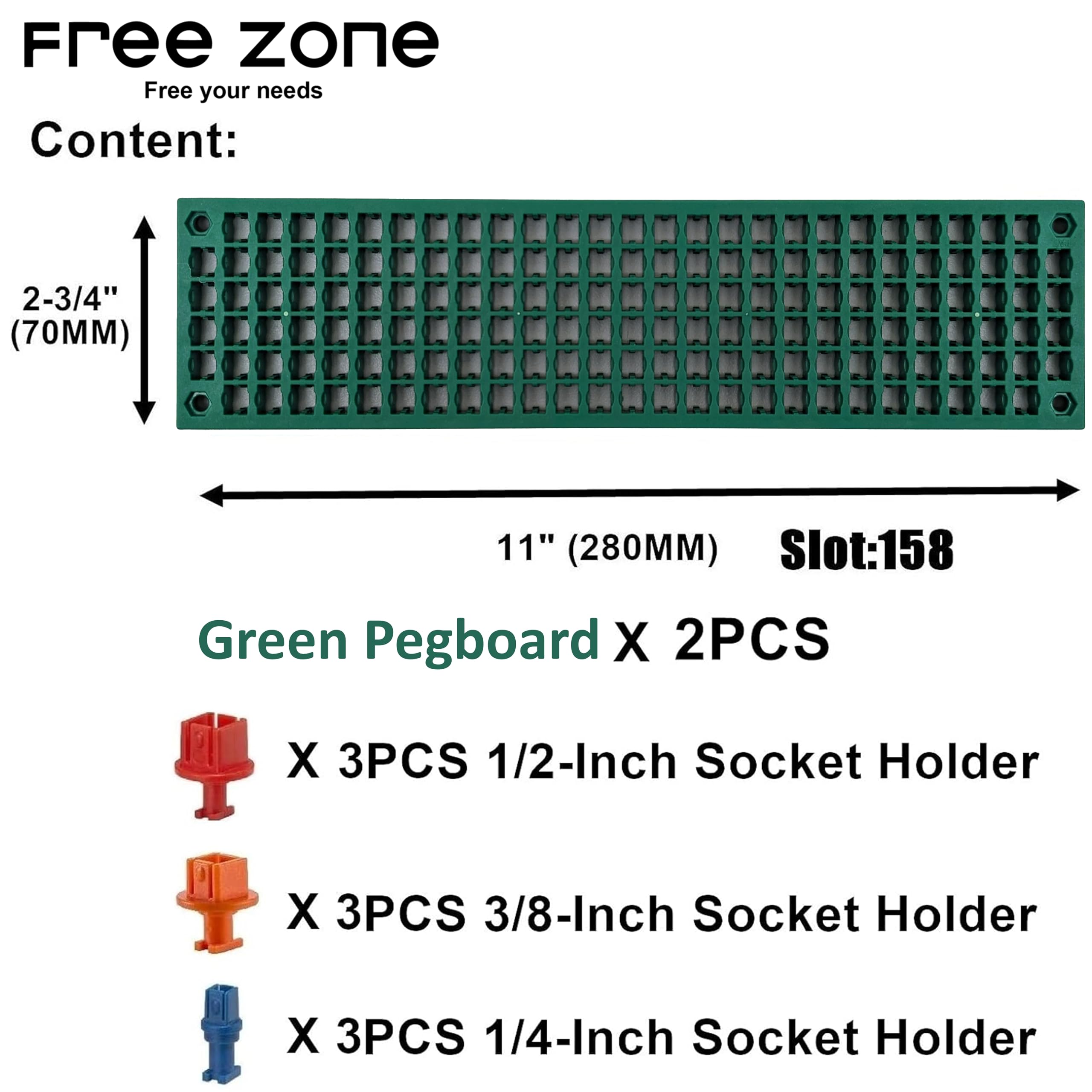 FREE ZONE stacked trays demonstrating compact storage and easy transport advantage