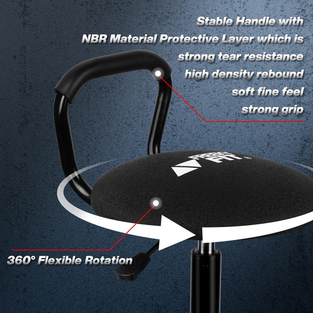 FreekyFit heavy-duty base and footrest providing stable support