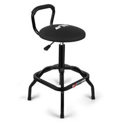 FreekyFit front view showing compact sturdy stool and padded seat for comfort