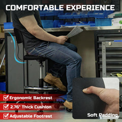 FREEKYROCK heavy-duty star base with casters, provides stable quiet mobility