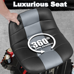 FREEKYROCK close-up of carbon fiber seat texture offering durable comfort benefit