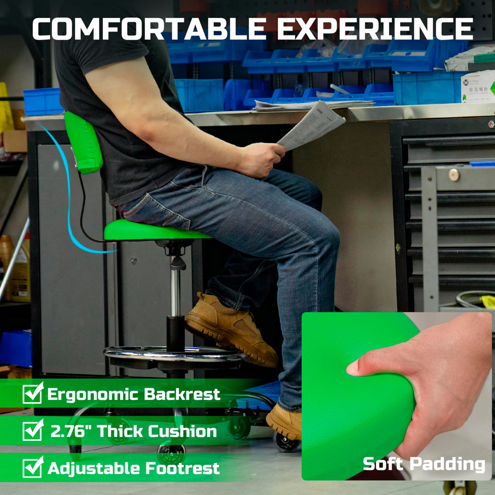FREEKYROCK wide star-shaped base and adjustable footring for stable posture