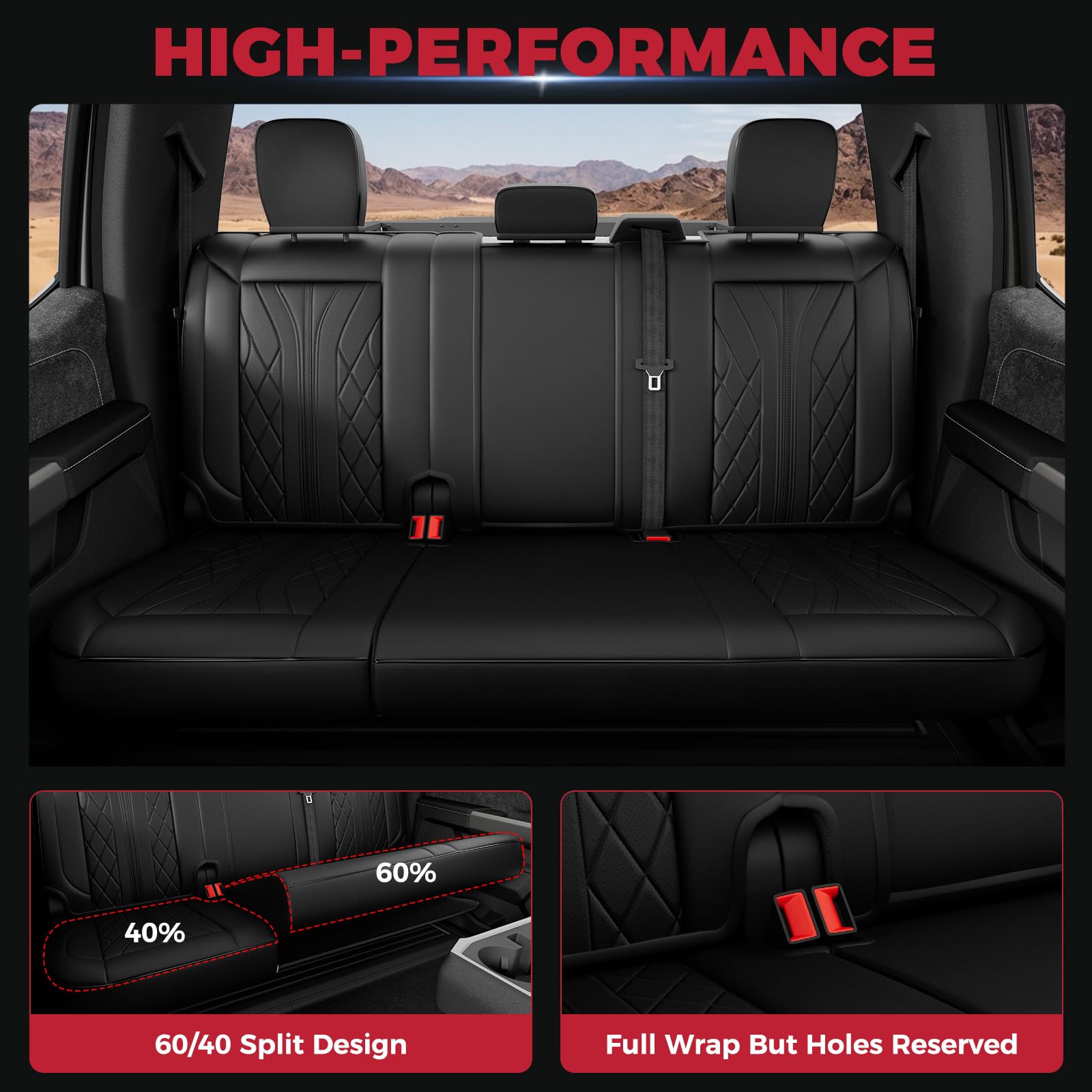FREESOO side airbag access pictured to show safety-compatible design