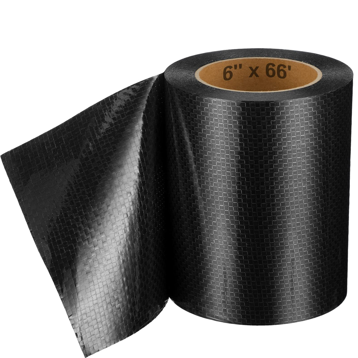 Frienda front view of underbelly tape roll showing label and size for quick identification
