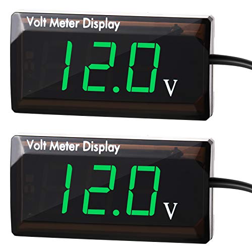 Frienda voltmeter front panel showing clear green LED and easy readout benefit