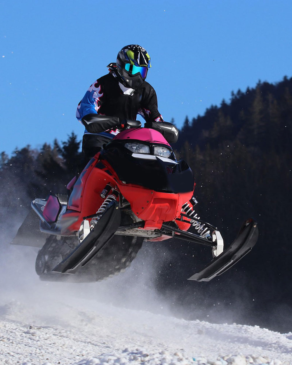 Frienda goggles worn with helmet showing compatibility and secure fit benefit