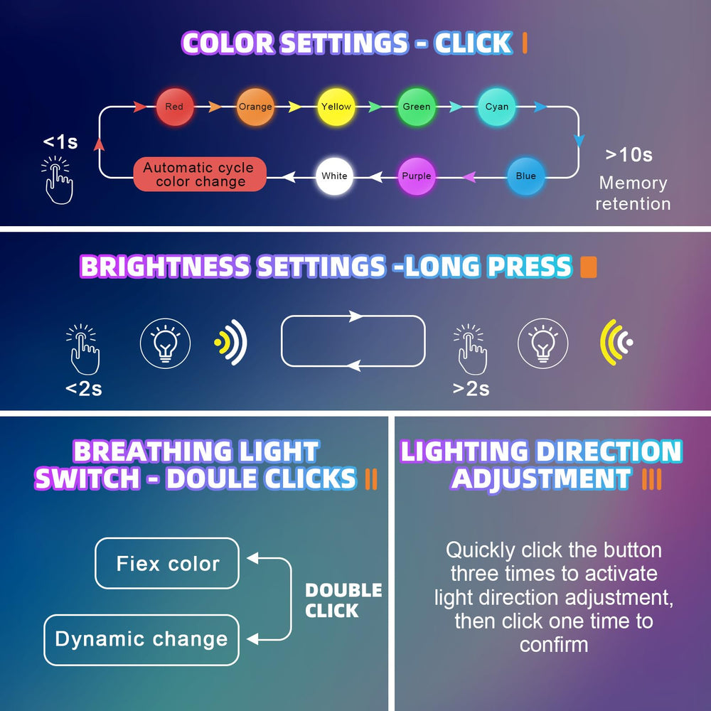 Frienda installed in car console creating ambient mood lighting for driving
