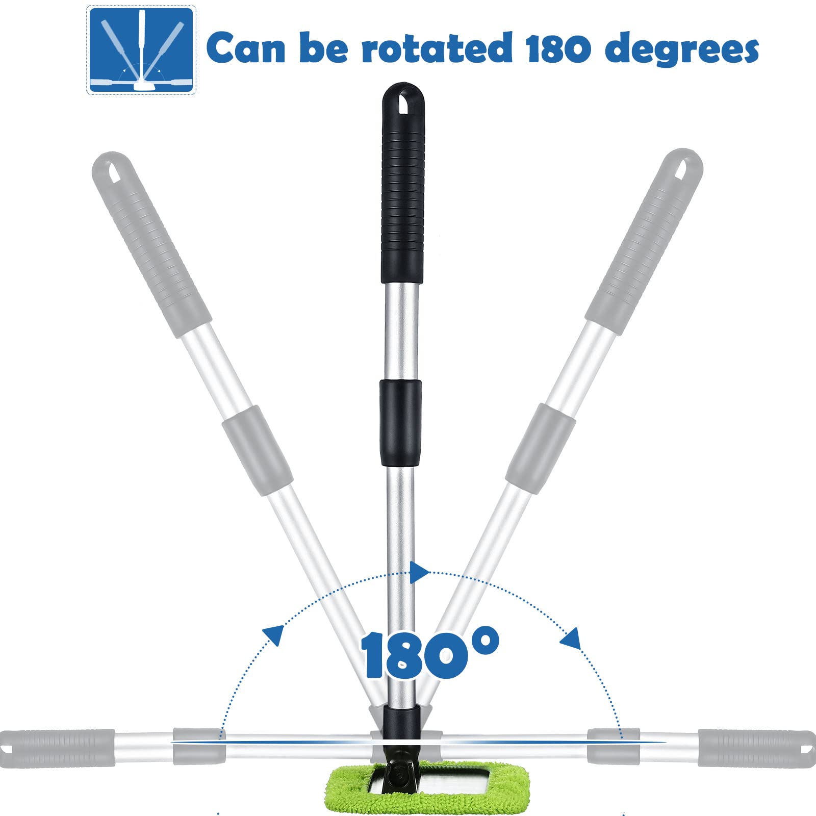 Frienda microfiber pad texture showing lint-free cleaning benefit