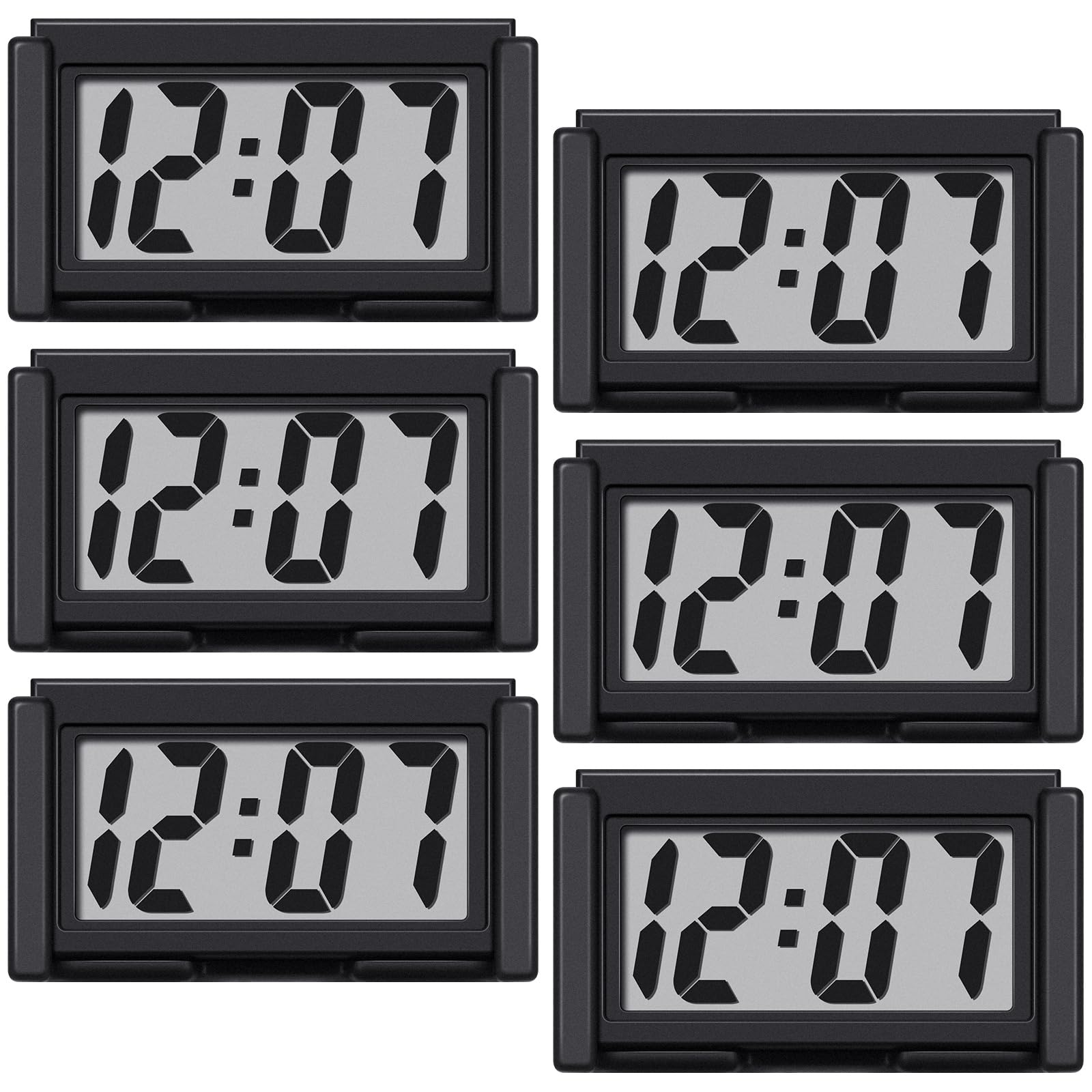 Frienda mini clock front view showing compact shape and clear display benefits