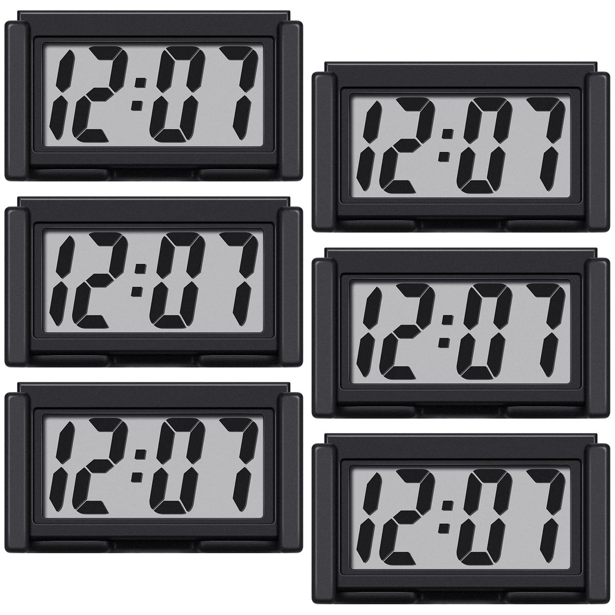 Frienda mini clock front view showing compact shape and clear display benefits