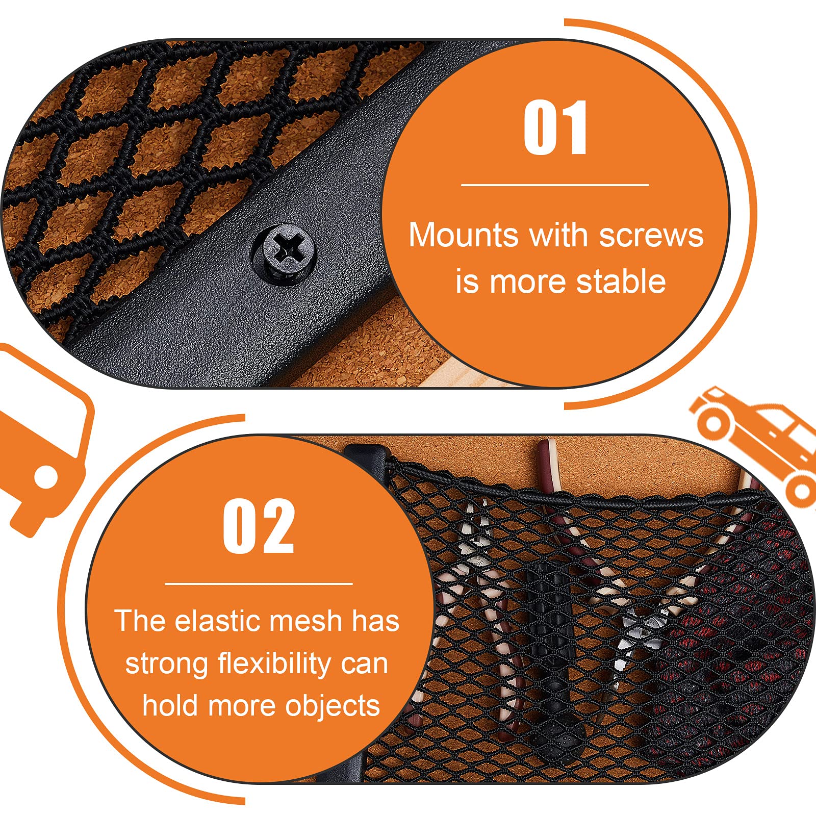 Frienda mounted in boat cabin storing small gear neatly and saving space benefit