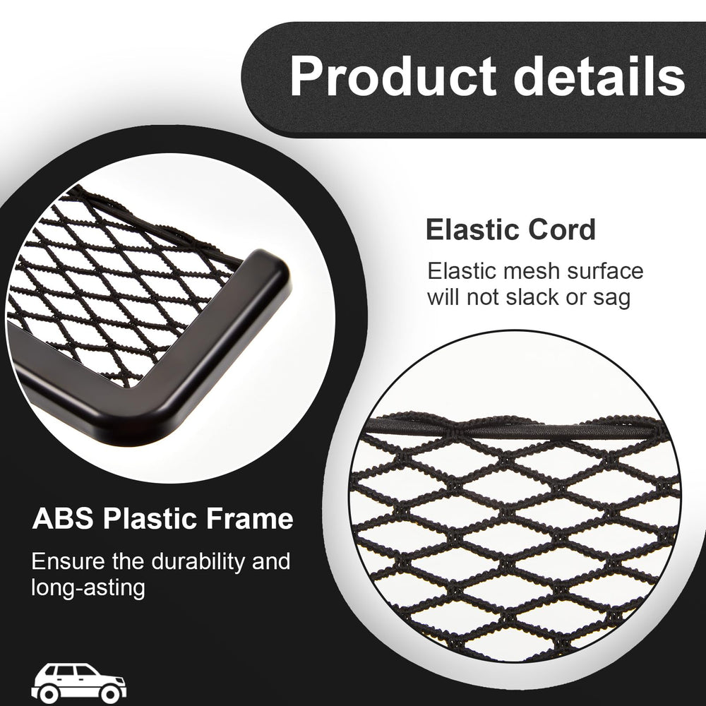 Frienda mounted on car door panel saving space and preventing clutter