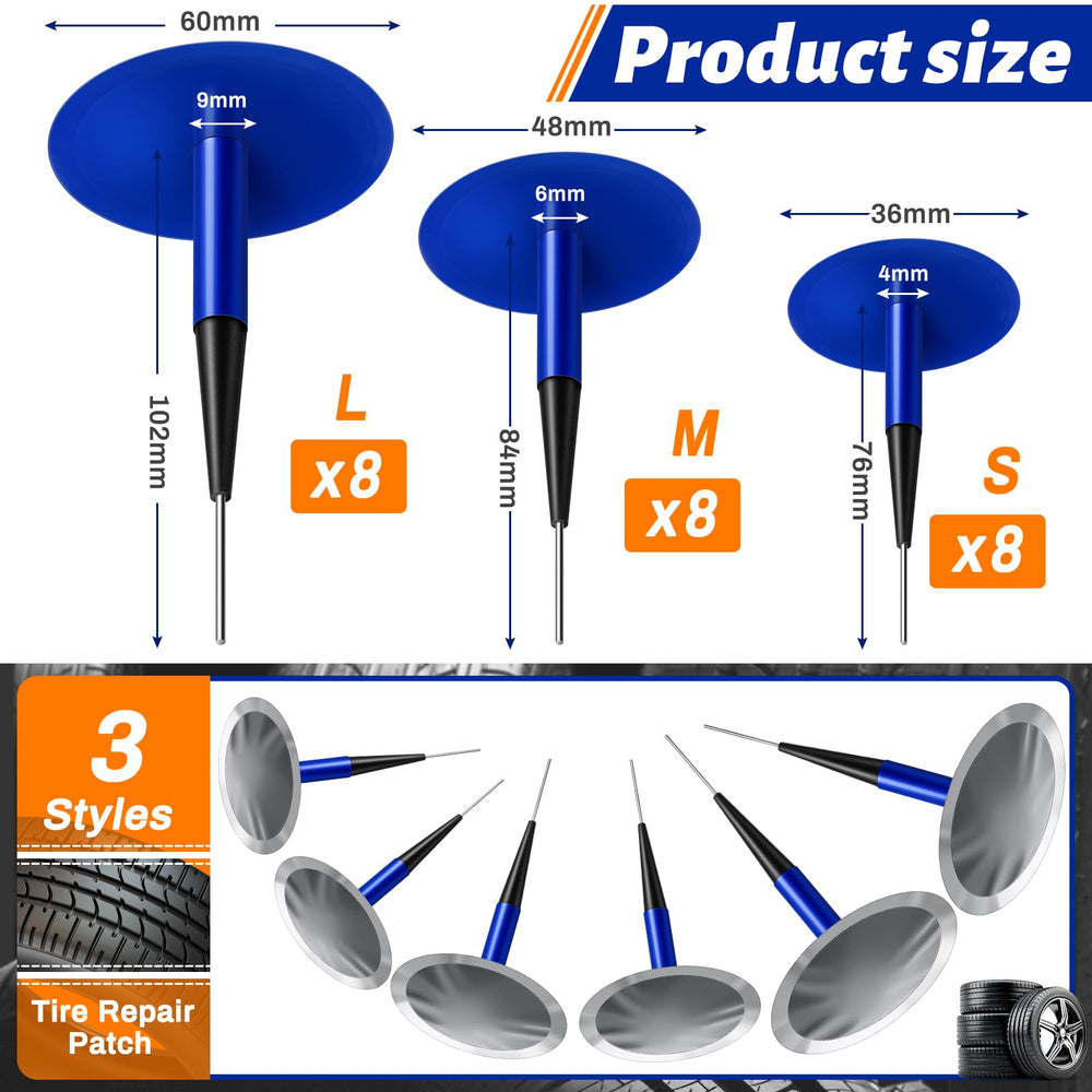 Frienda three plug sizes laid out side by side to compare lengths and diameters easily