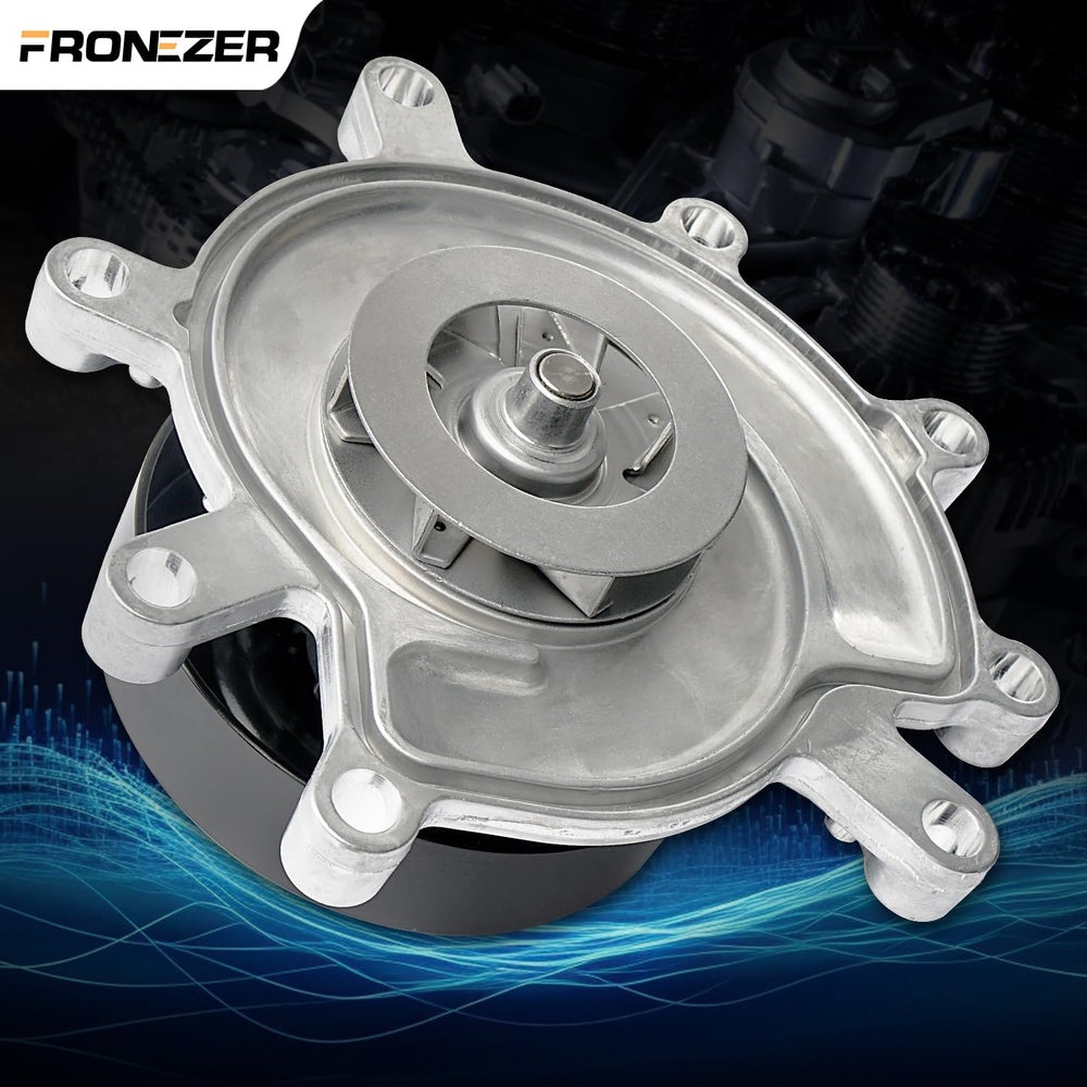 FRONEZER pump beside wrench for scale showing compact service-friendly size