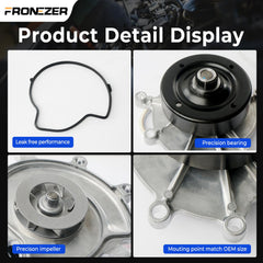 FRONEZER mounting flange detail showing precise machining for leak prevention