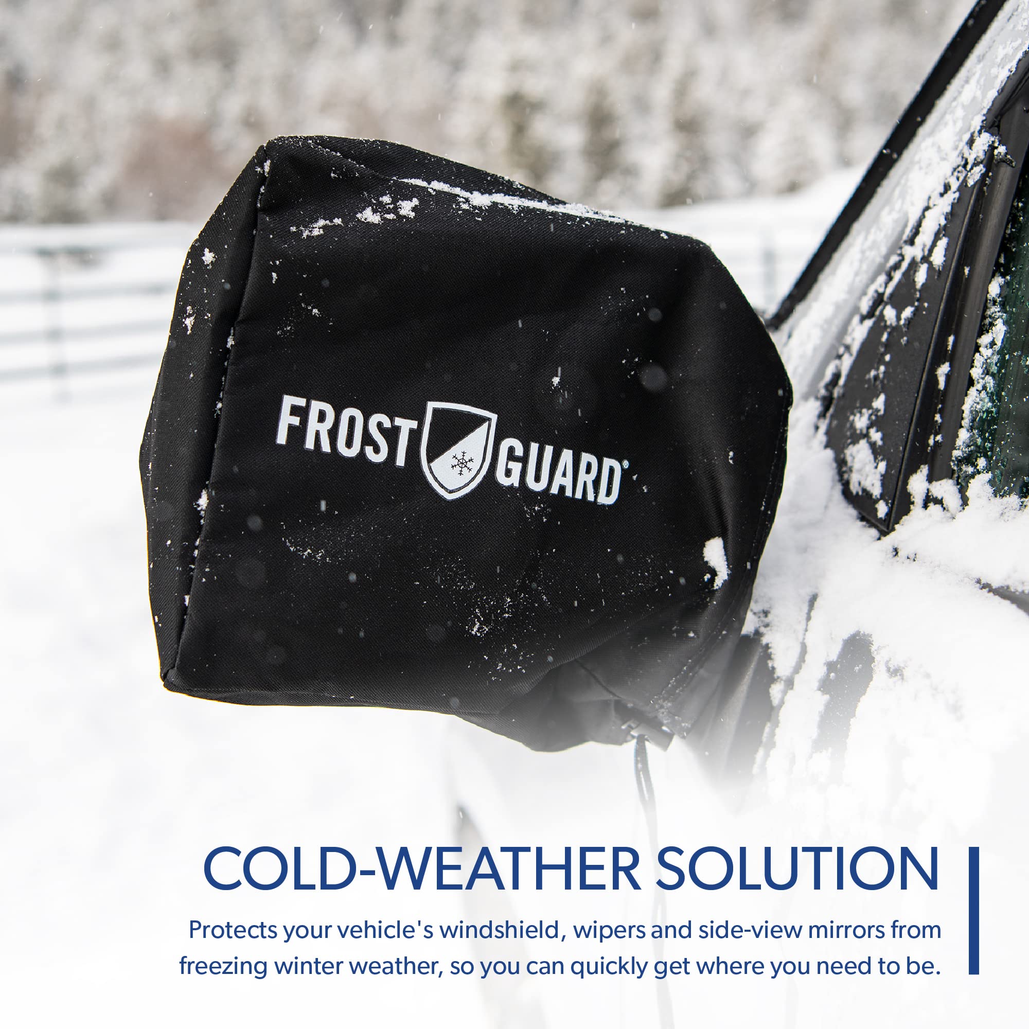 FrostGuard fabric texture showing polyester and PVC backing for ice-resistant performance