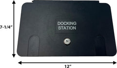 FRV close-up of lock and key on hatch door illustrating security and clean finish