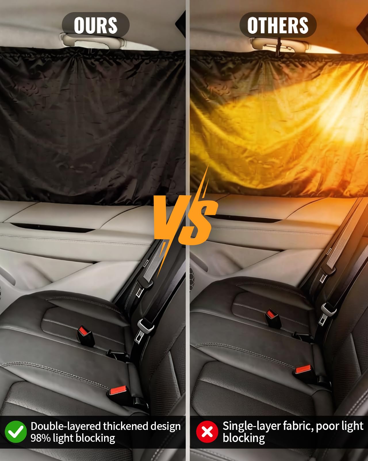 FRYQ installed in SUV lifestyle scene providing shade and comfort