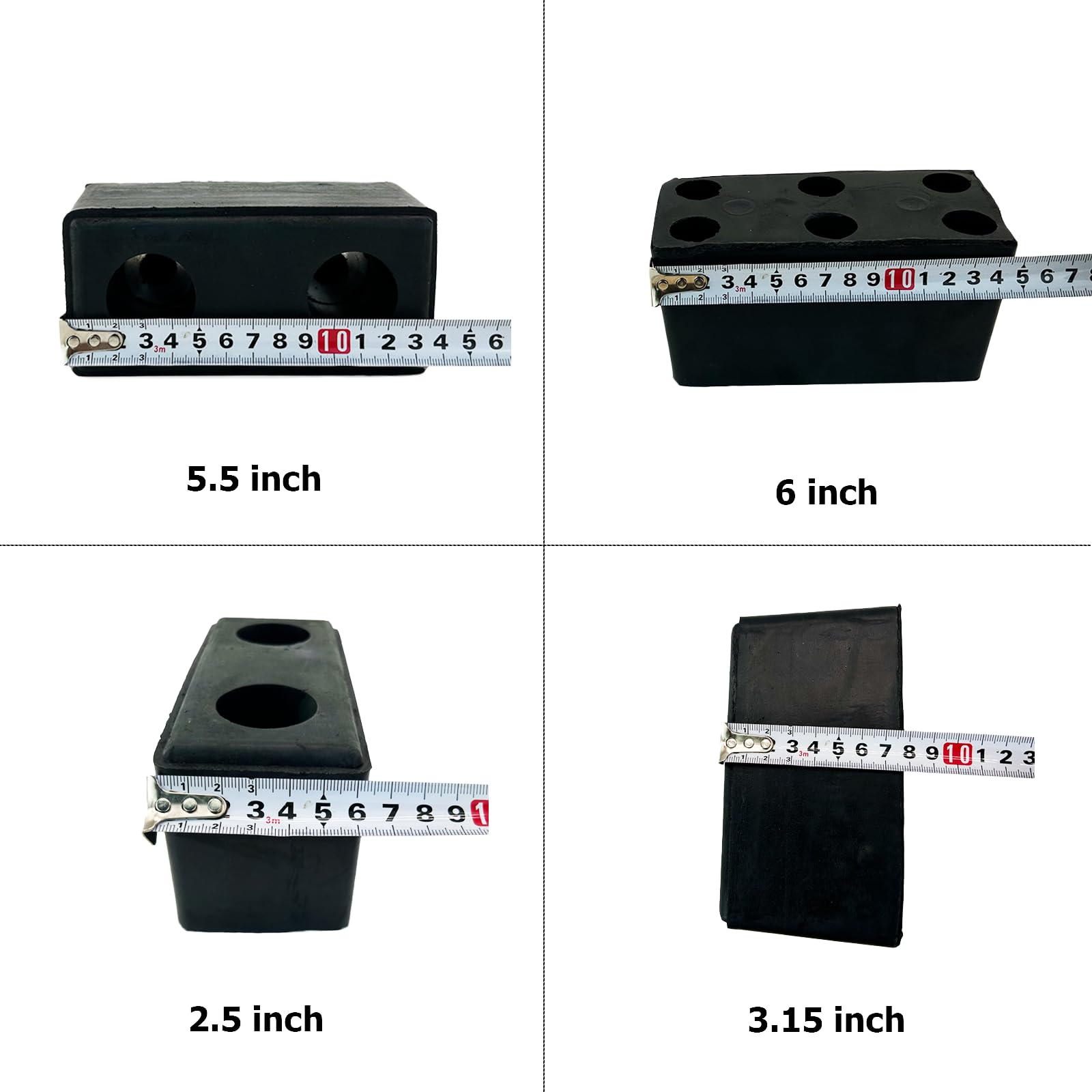 Fudatong side profile displaying dimensions for correct fit and simplified selection