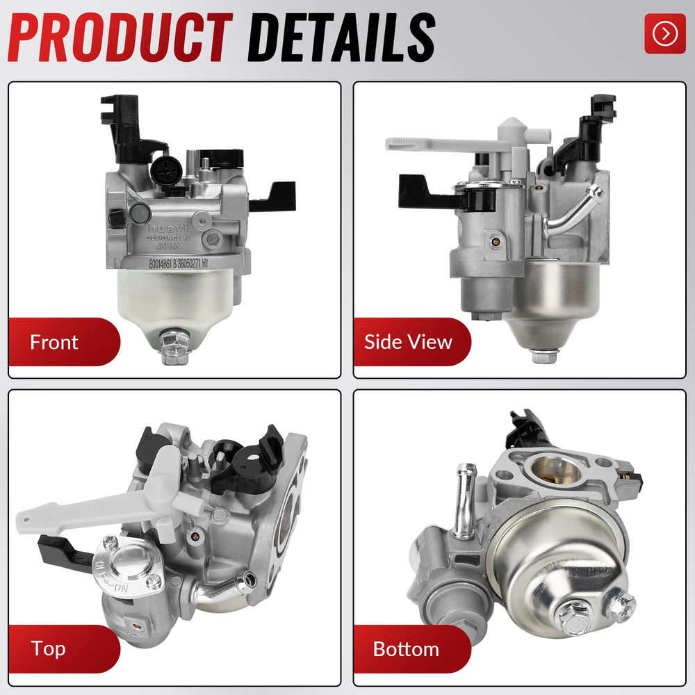 fullas Huayi carburetor mounting flange back with bolt holes for easy fit