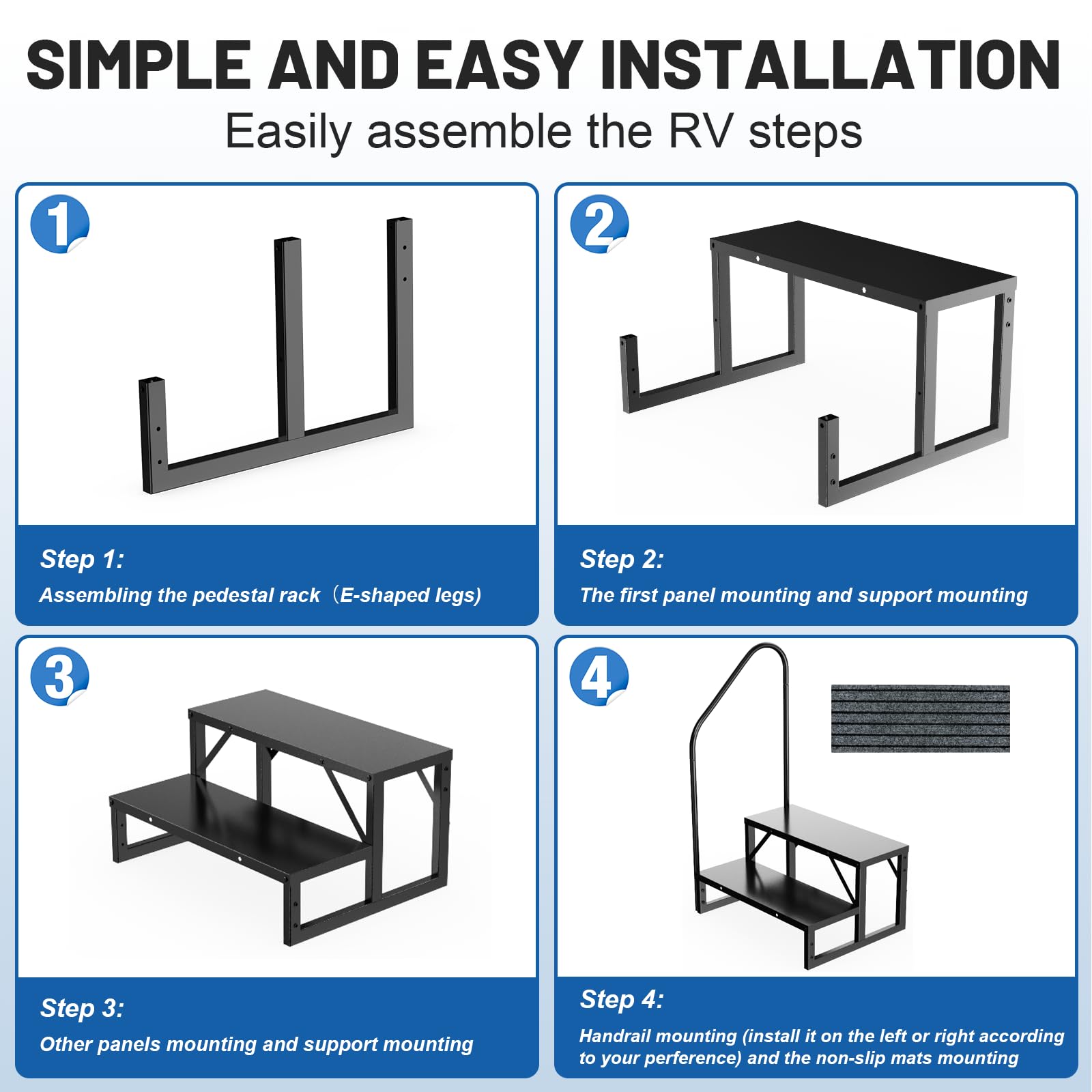 Fumingpal compact storage showing detached handrail for easy transport