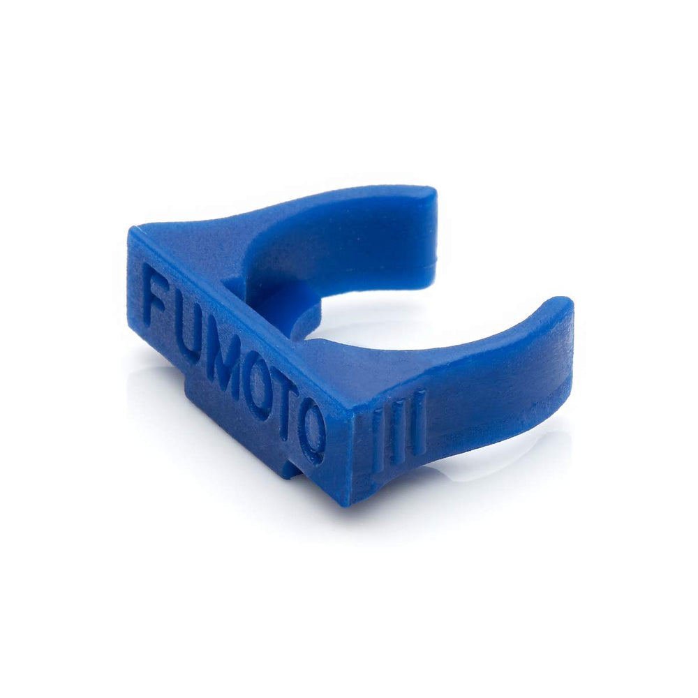 Fumoto F-107SX fitted to recessed pan illustrating no-adapter benefit