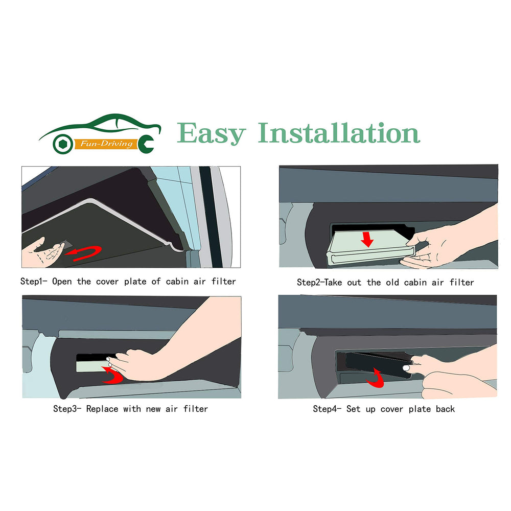 FUN-DRIVING FD157 installed behind glovebox demonstrating easy replacement benefit