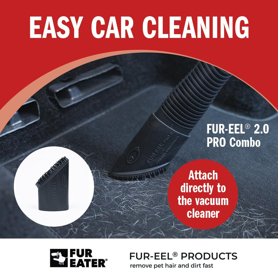 FUR-EEL PRO 2.0 close-up of thicker rubber lamellae gripping hair for faster removal