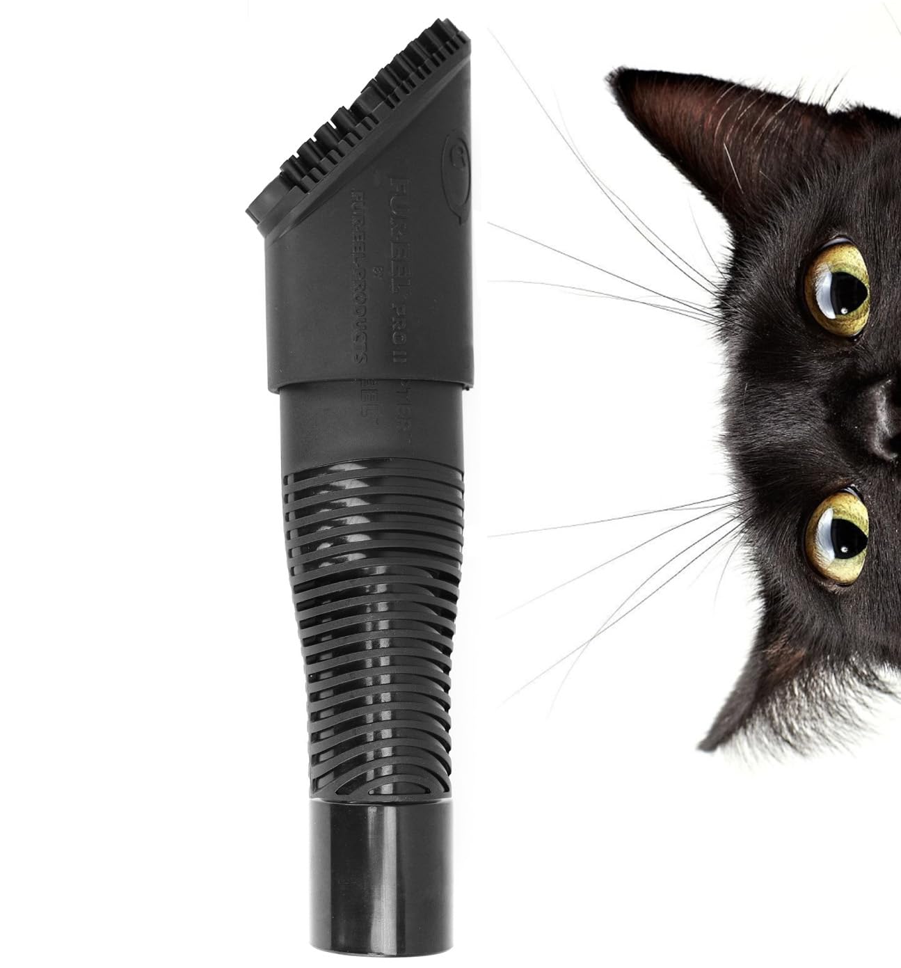 FUR-EEL PRO 2.0 front view showing compact pet hair head and handle for precise cleaning