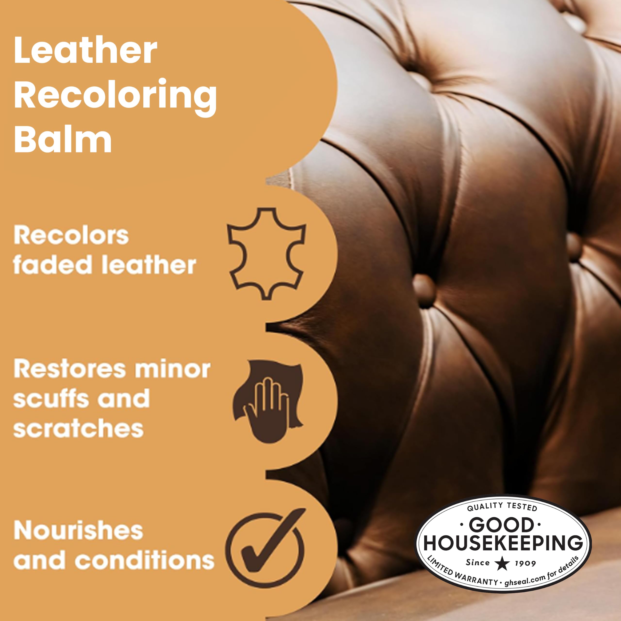 Furniture Clinic open jar showing creamy texture for smooth leather coverage