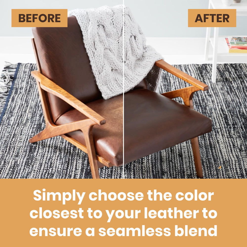 Furniture Clinic recoloring balm open to show dark brown pigment for restoration