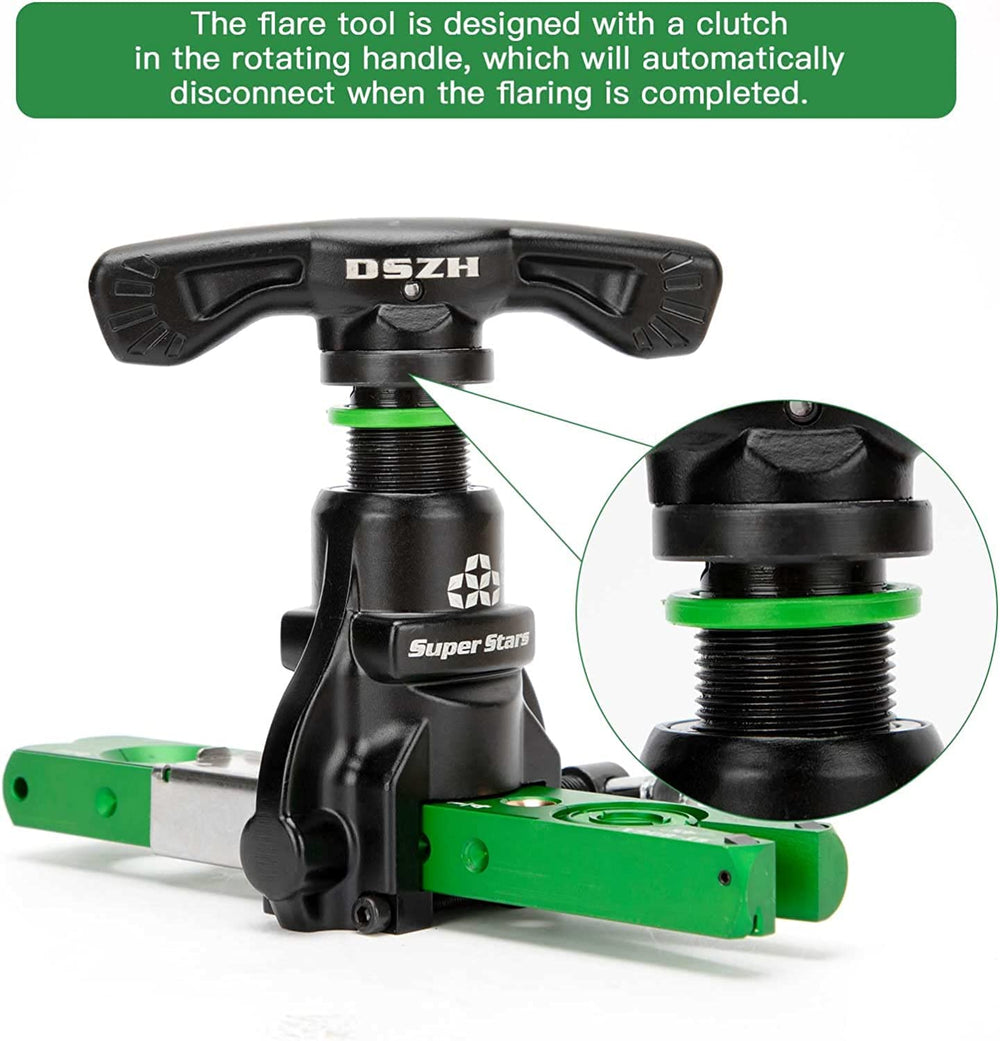 FURVOCHY tube cutter in use producing clean square cuts for fast installation