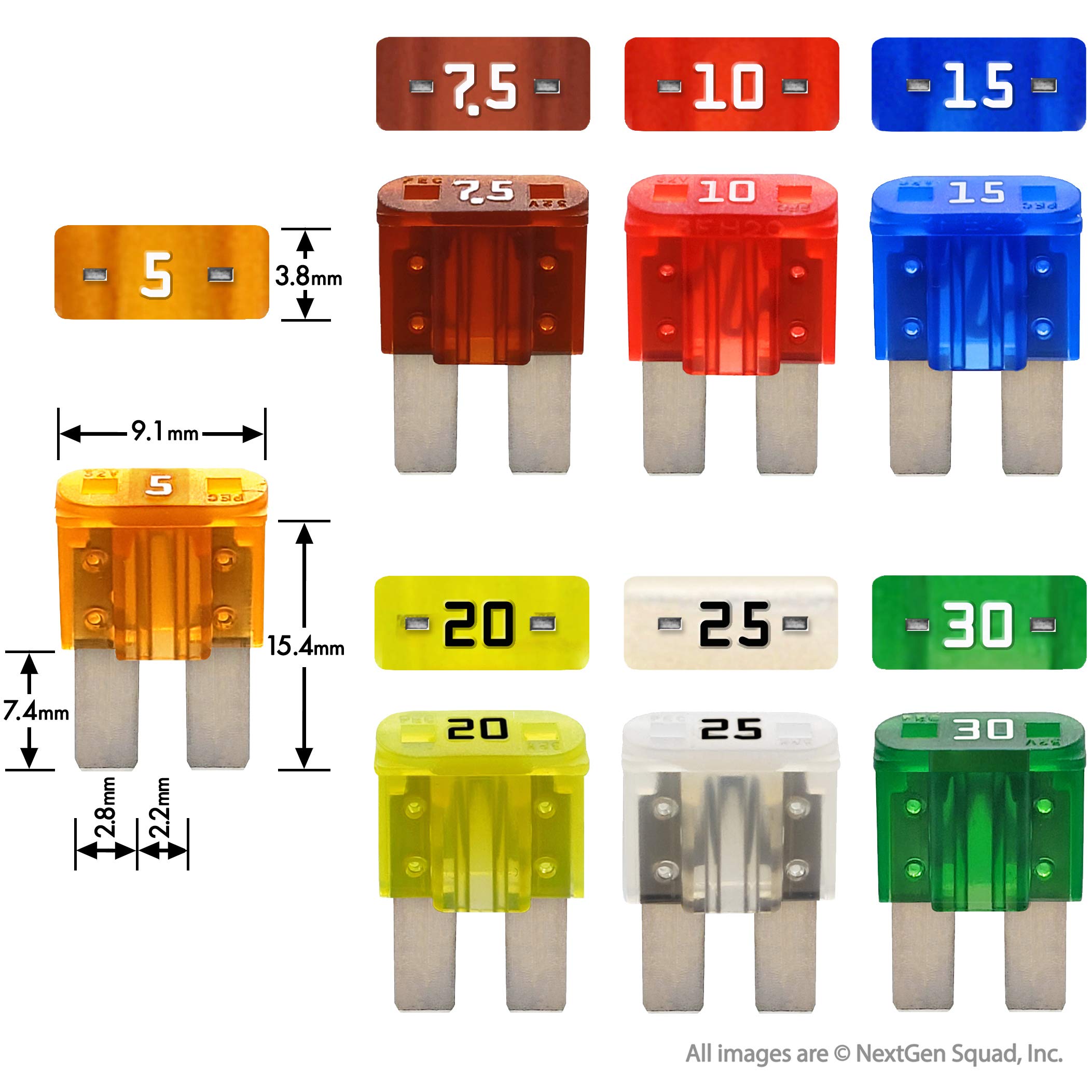 FuseTech transparent housing revealing fuse element for quick blown-fuse checks